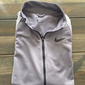 Mens Grey Nike Zip Up Lightweight Jacket